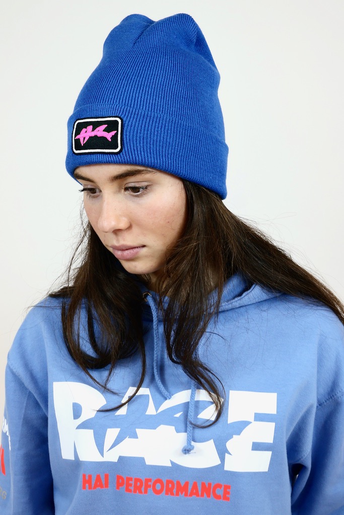 Hai Strick Beanie-3 D Neon Pink – Bild 2