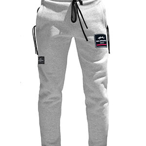 Men Sweat Pants - Black Athletics Pink