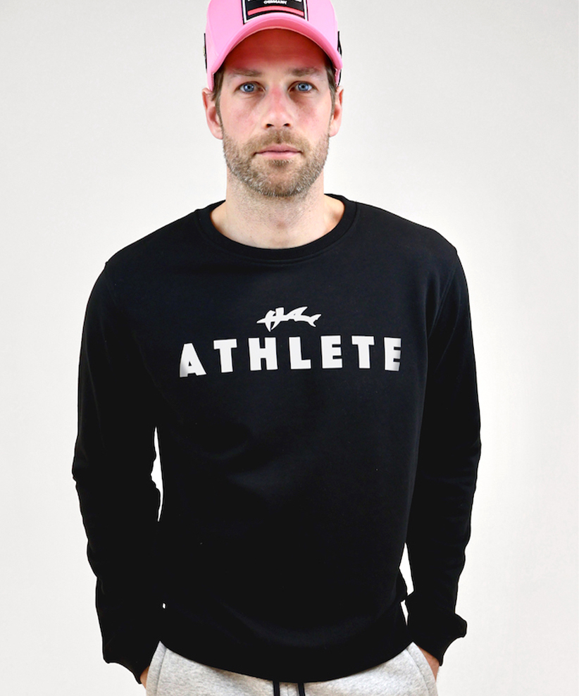 Hai Sweater Men - White Athlete Print – Bild 3