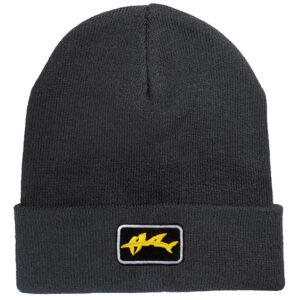 Hai Strick Beanie-3 D Gold Metallic